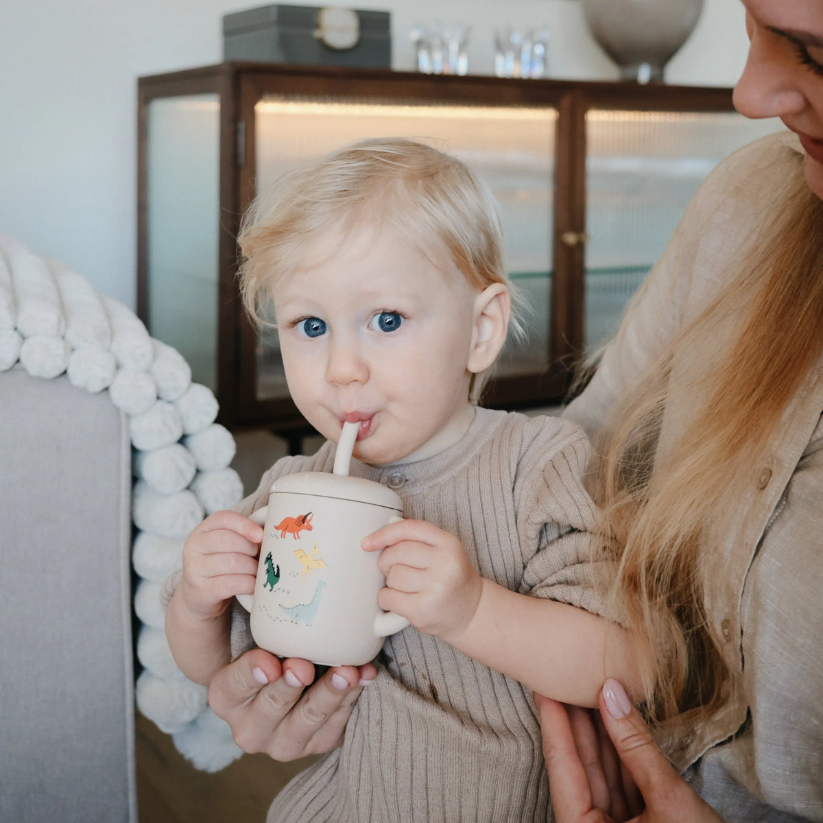 Silicone Training Cup + Straw | Sippy Cups | The Baby Penguin
