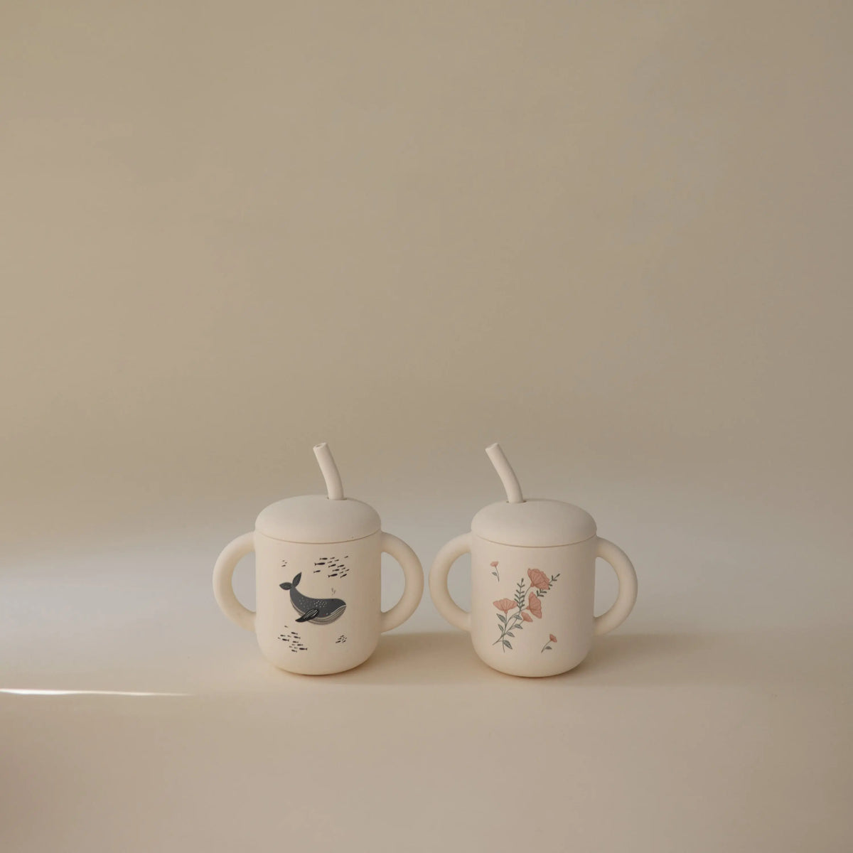 Silicone Training Cup + Straw | Sippy Cups | The Baby Penguin