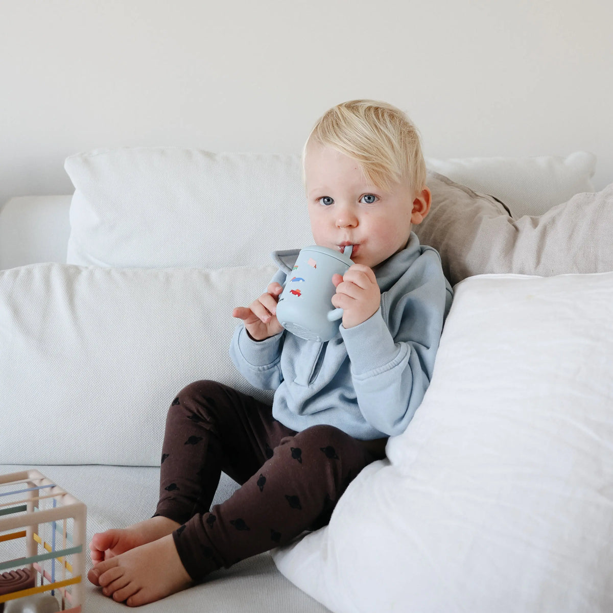 Silicone Training Cup + Straw | Sippy Cups | The Baby Penguin