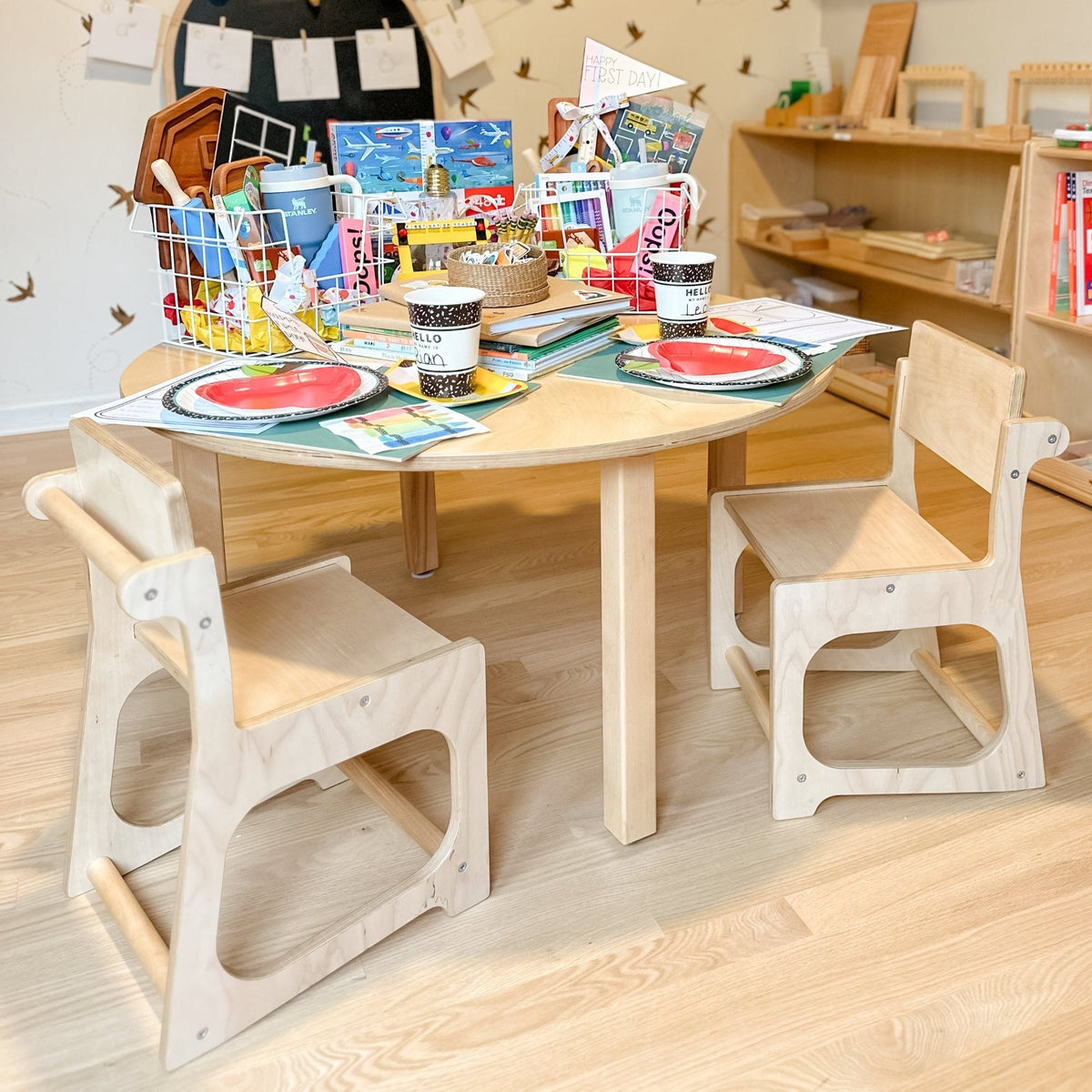 Skoolhaus Toddler Wooden Chair - The Baby Penguin