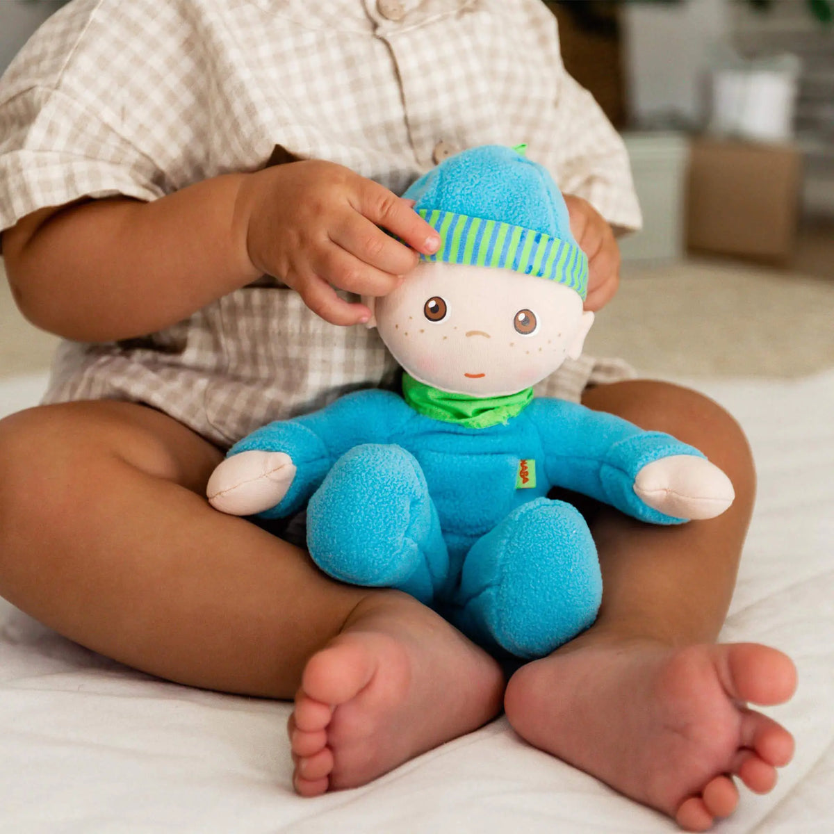 Snug Up Doll Luis 8" First Doll | Snug Up Dolls | The Baby Penguin
