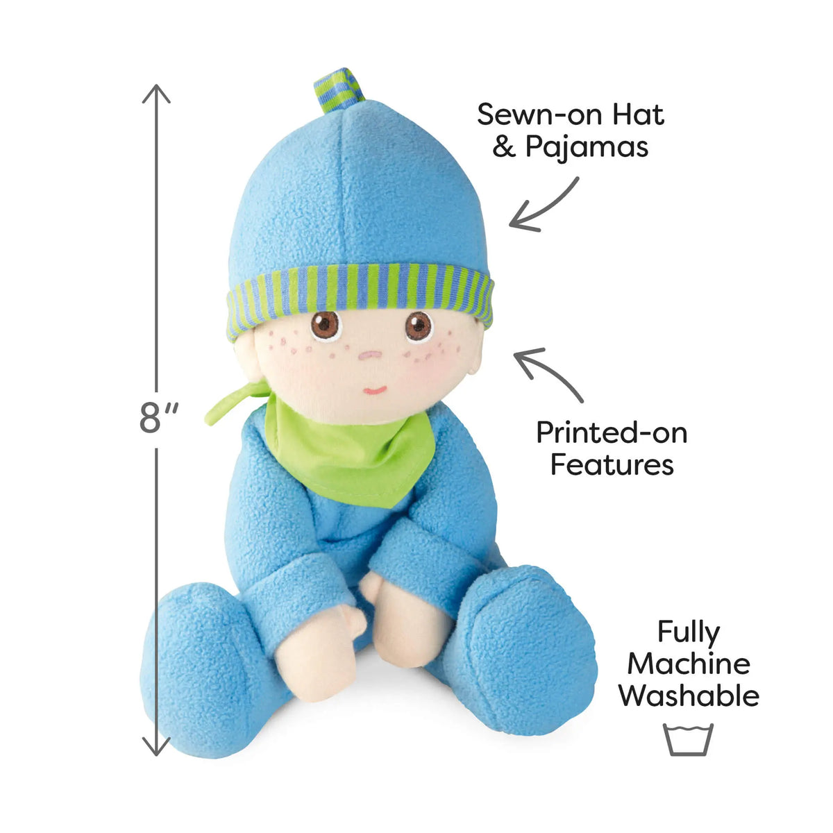 Snug Up Doll Luis 8" First Doll | Snug Up Dolls | The Baby Penguin