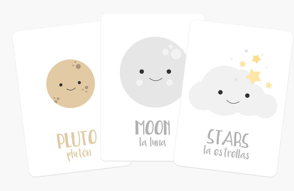 Space Planet Flashcards - The Baby Penguin