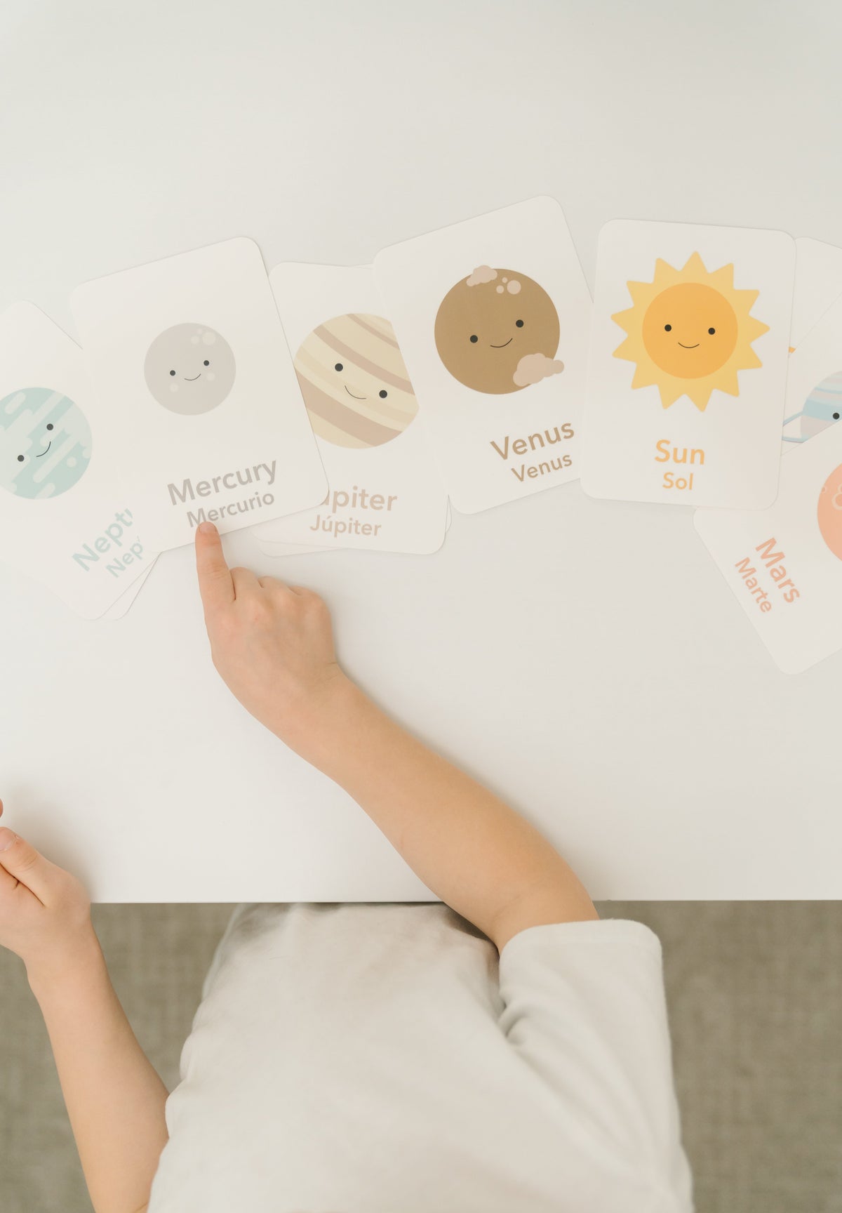 Space Planet Flashcards - The Baby Penguin
