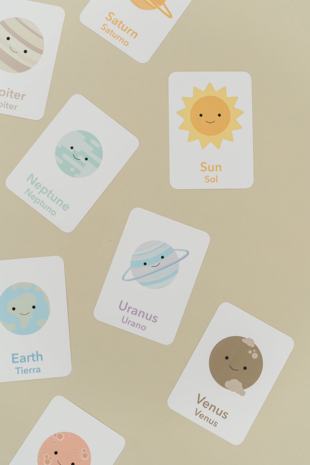 Space Planet Flashcards - The Baby Penguin