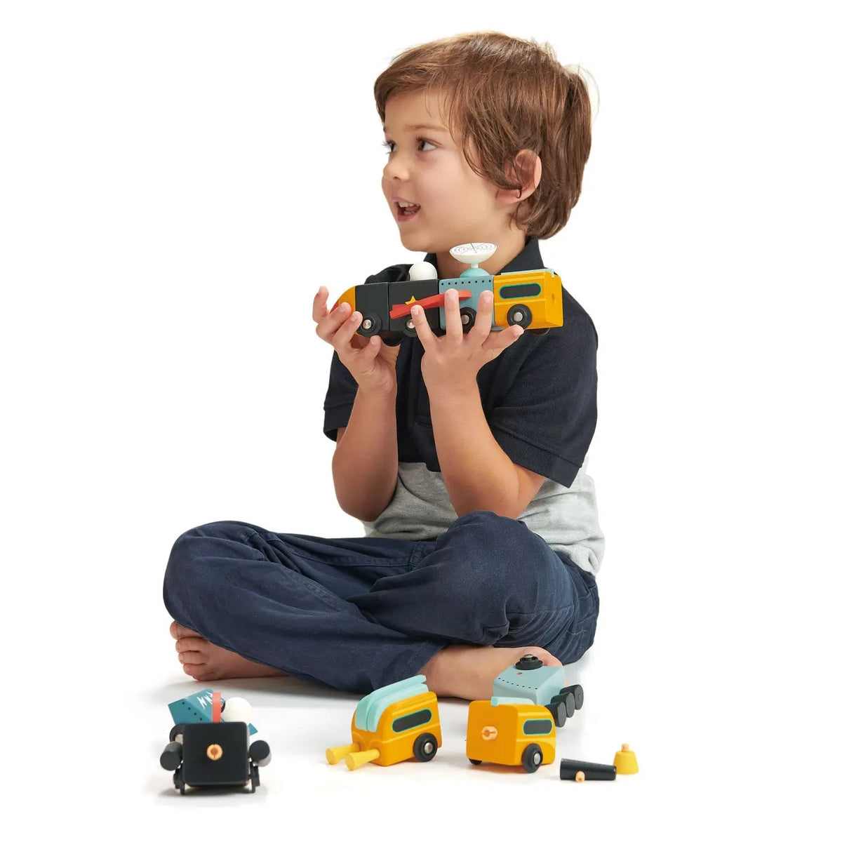Tender Leaf Space Race Buildable Wooden Vehicles