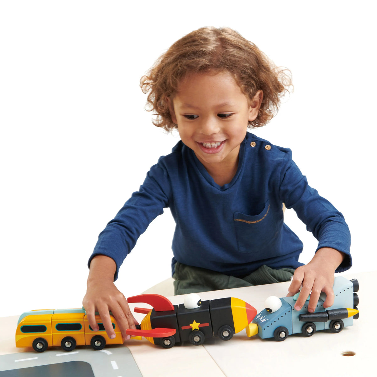 Tender Leaf Space Race Buildable Wooden Vehicles