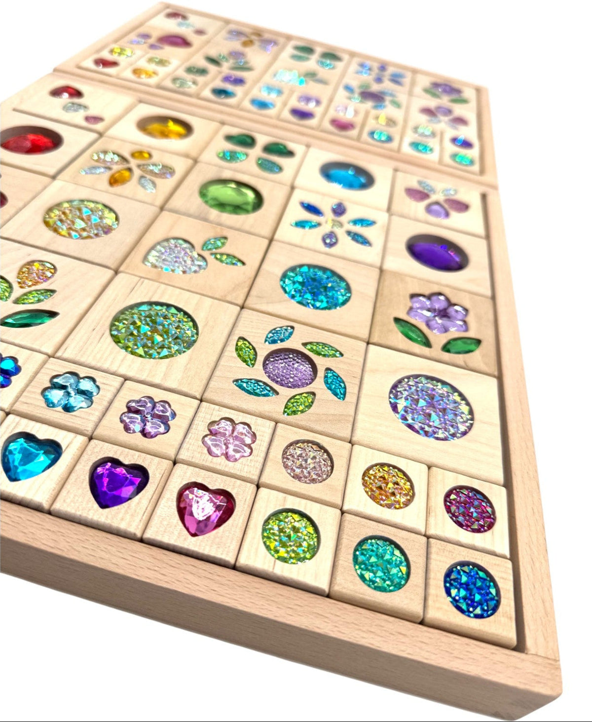 Sparkle Garden Gem Blocks – 30- or 40-Piece Set by Green Elephant Home and Toys – alternate view 7