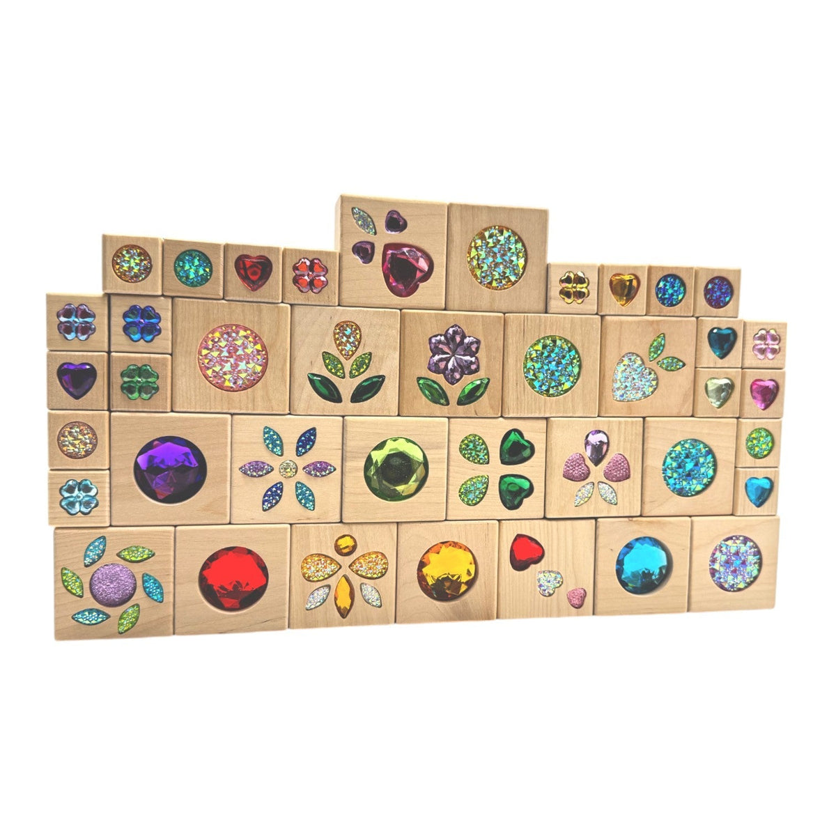 Sparkle Garden Gem Blocks – 30- or 40-Piece Set by Green Elephant Home and Toys – alternate view 10