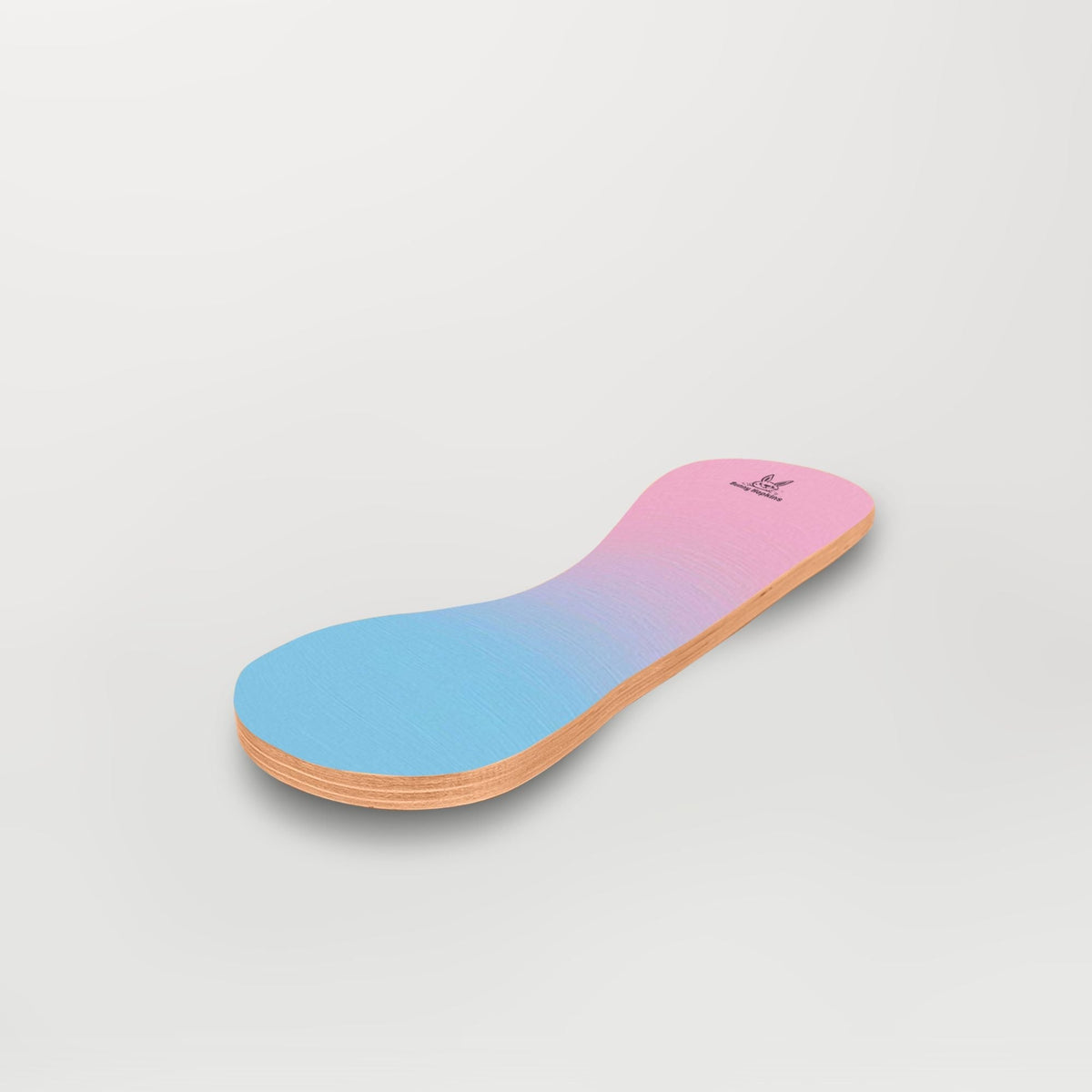 Spinzee board with a pastel blue-to-pink gradient, angled view.