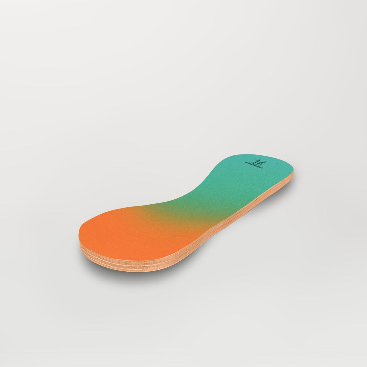 Spinzee board with an orange-to-teal gradient, angled view.