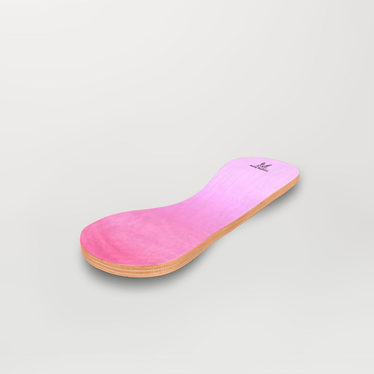 Spinzee board with a light-to-bright pink gradient, angled view.