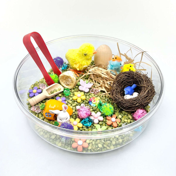 Spring Garden, Play Set with Lentils - The Baby Penguin
