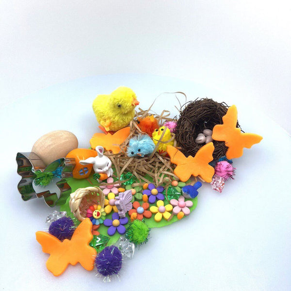 Spring Garden, Play Set with Playdough - The Baby Penguin