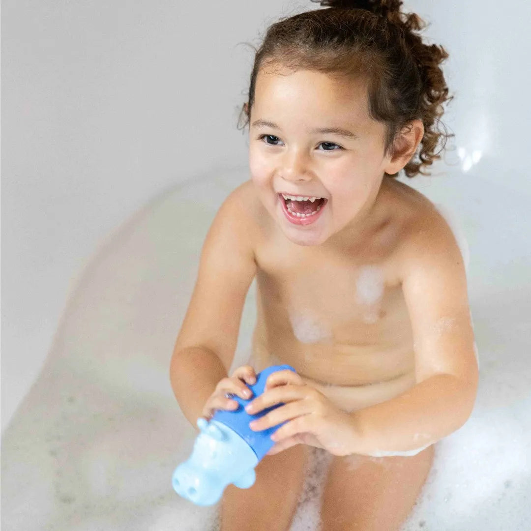 Squeezi Hippo – Soft Silicone Bath Toy for Toddlers - The Baby Penguin