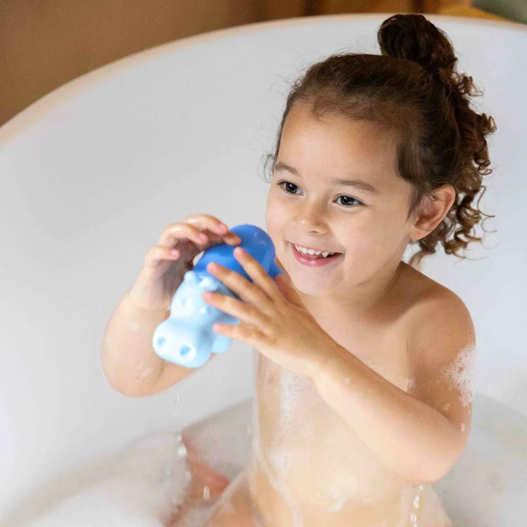 Squeezi Hippo – Soft Silicone Bath Toy for Toddlers - The Baby Penguin