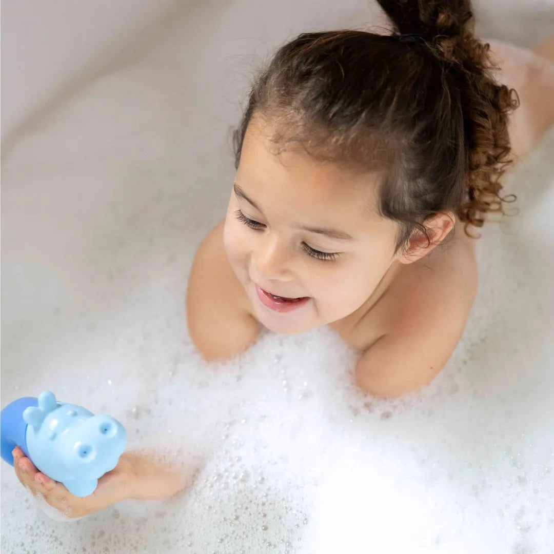 Squeezi Hippo – Soft Silicone Bath Toy for Toddlers - The Baby Penguin