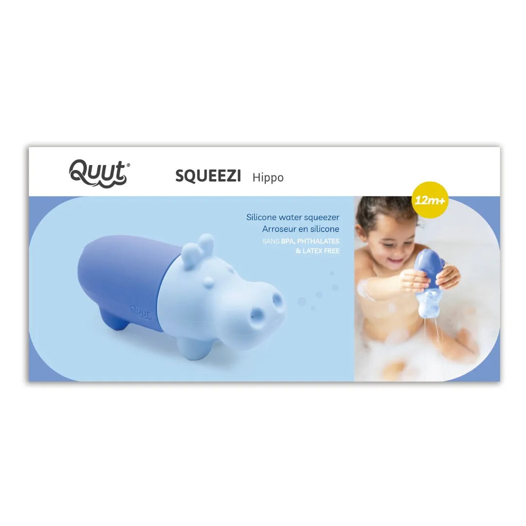 Squeezi Hippo – Soft Silicone Bath Toy for Toddlers - The Baby Penguin