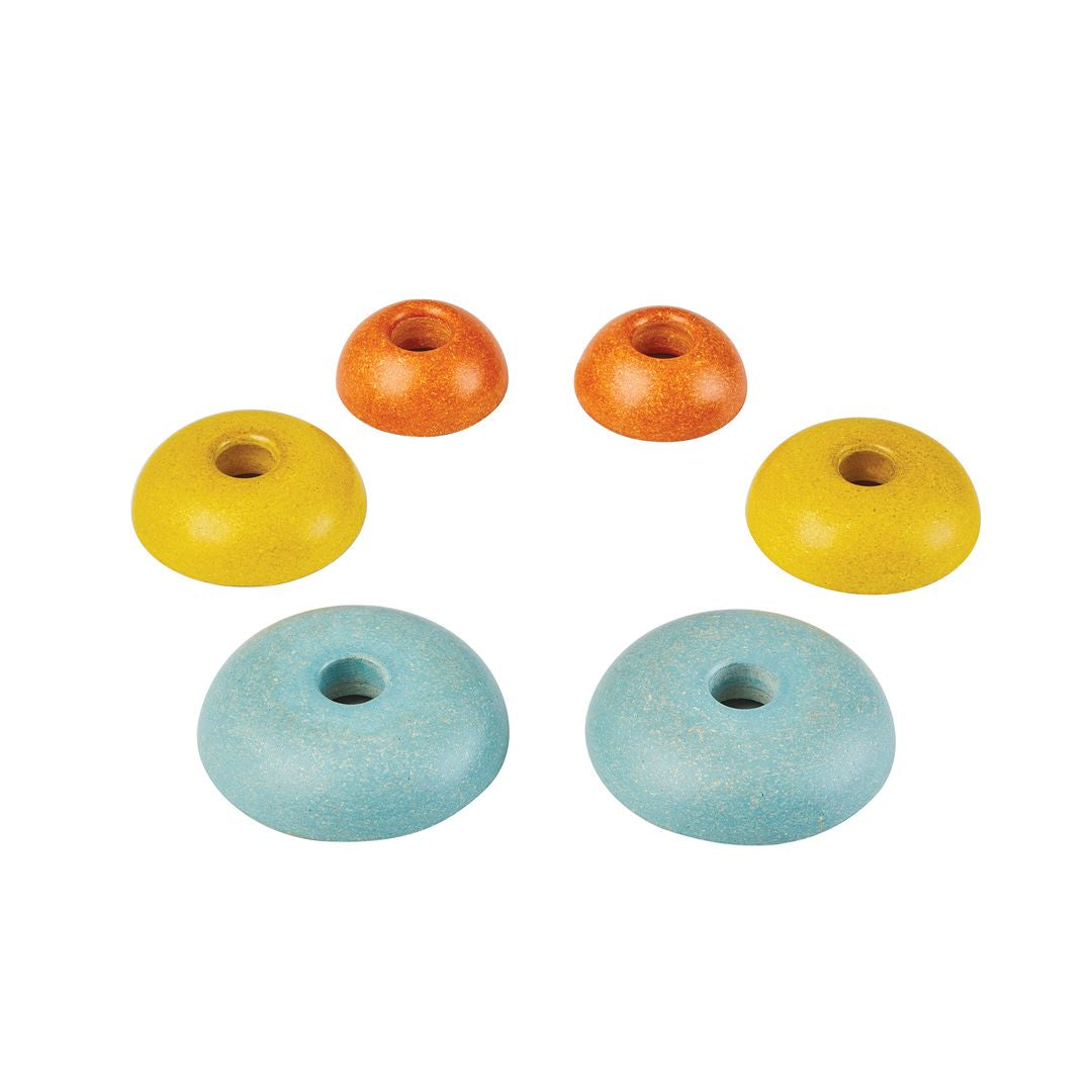 PlanToys Wooden Stacking Ring Cups