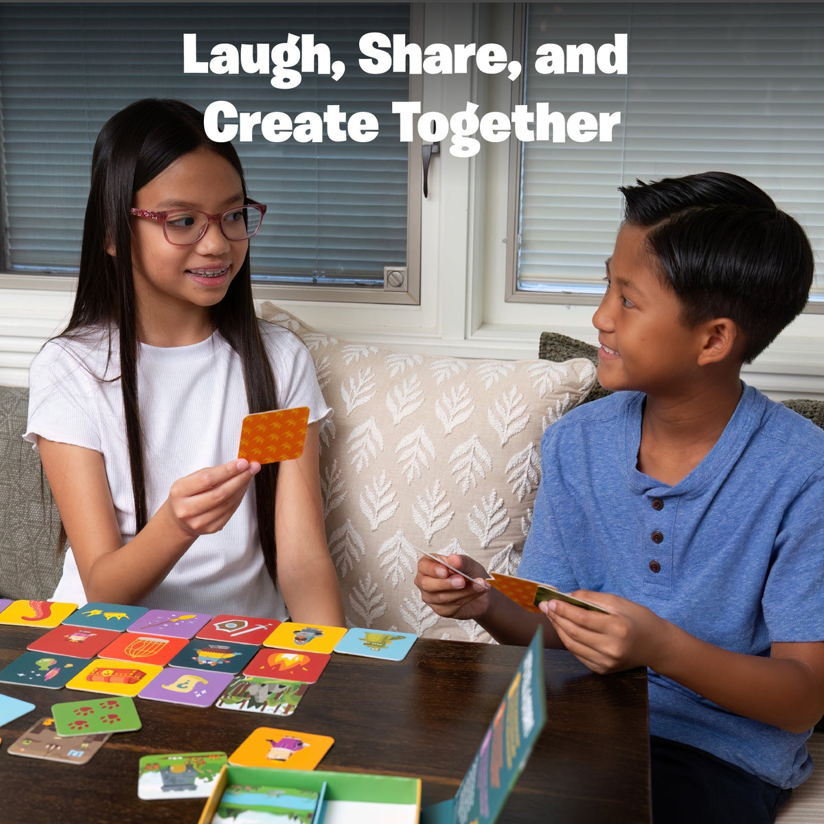 Illustrated storytelling activity cards for creating unlimited stories