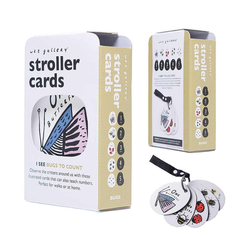 Stroller Cards - I See Bugs to Count - The Baby Penguin