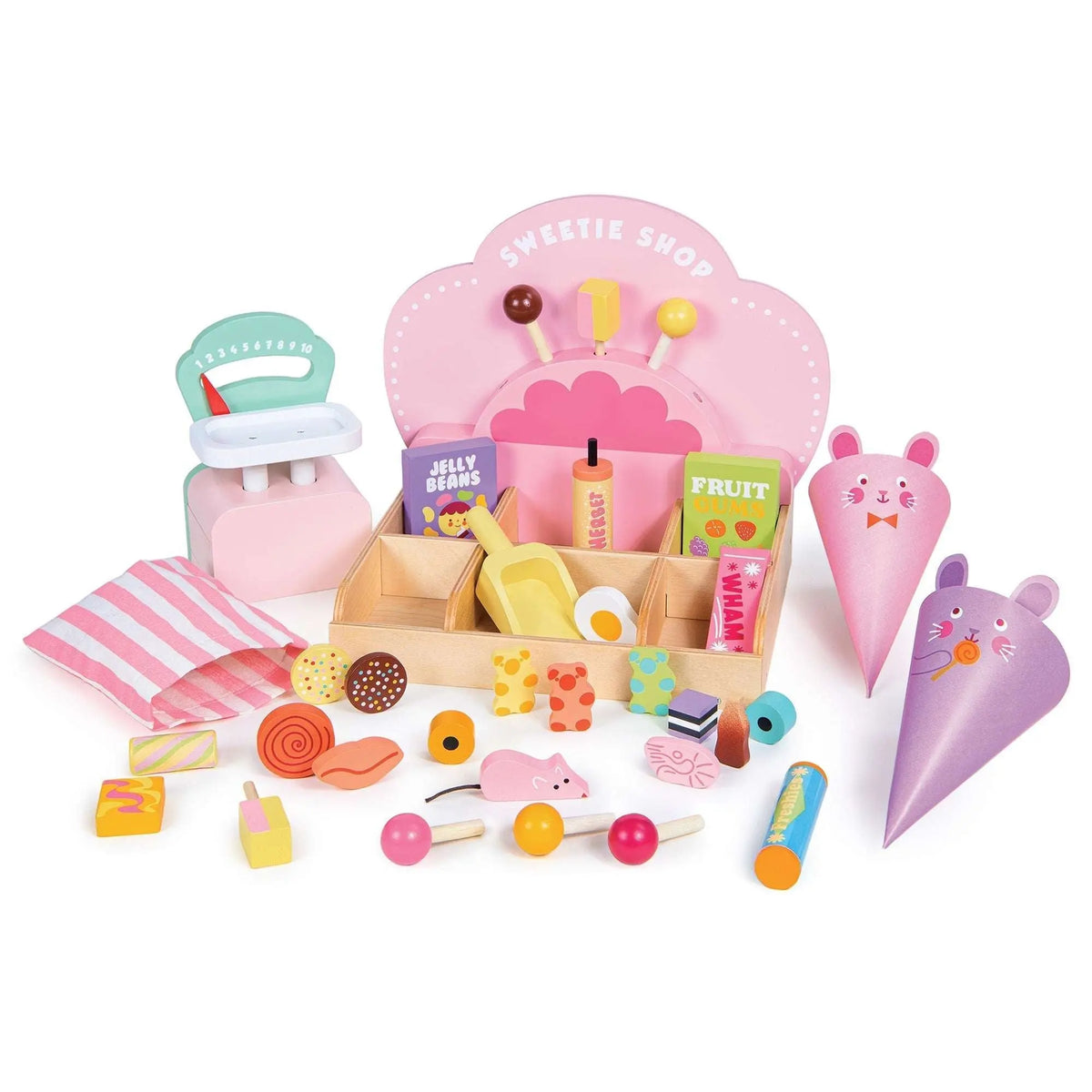 Tender Leaf Sweetie Pic'n'Mix Wooden Sweet Shop