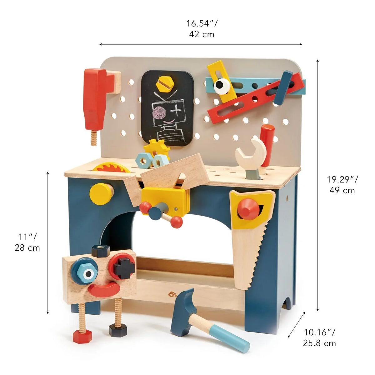 Tender Leaf Wooden Table Top Tool Bench