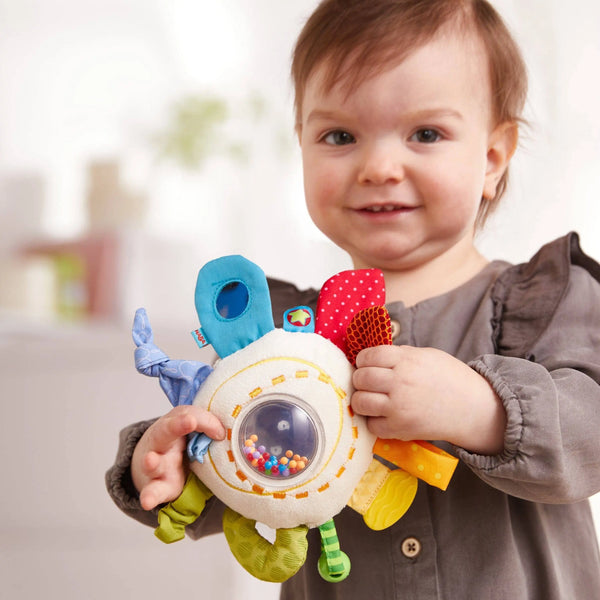 Teether Cuddly Rainbow Round Activity Toy | Plush Baby | The Baby Penguin