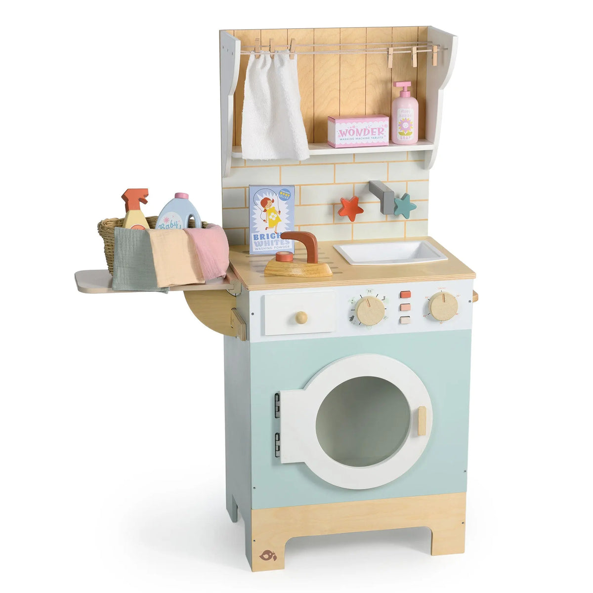 Tender Leaf Wooden Laundrette Pretend Laundry Station