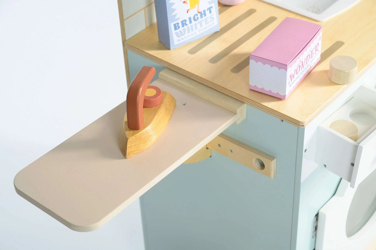 Tender Leaf Wooden Laundrette Pretend Laundry Station