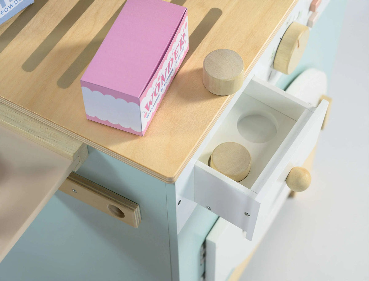 Tender Leaf Wooden Laundrette Pretend Laundry Station