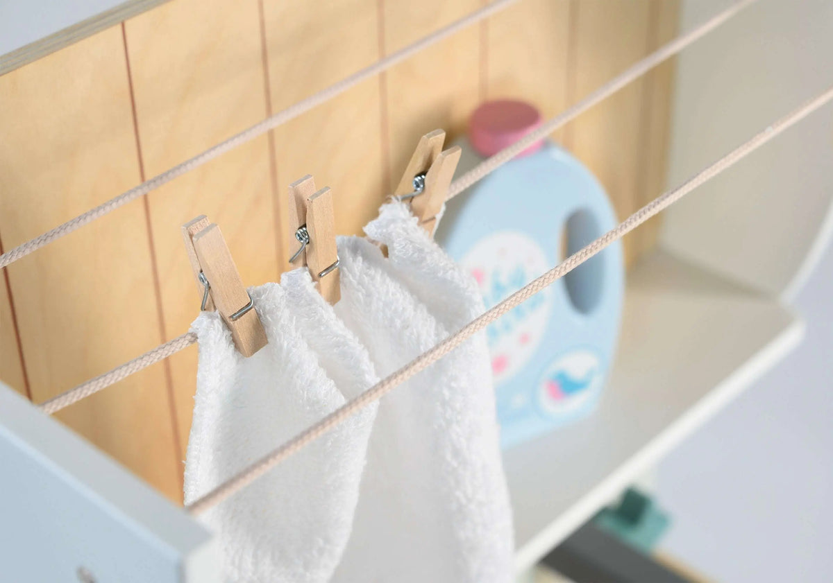 Tender Leaf Wooden Laundrette Pretend Laundry Station