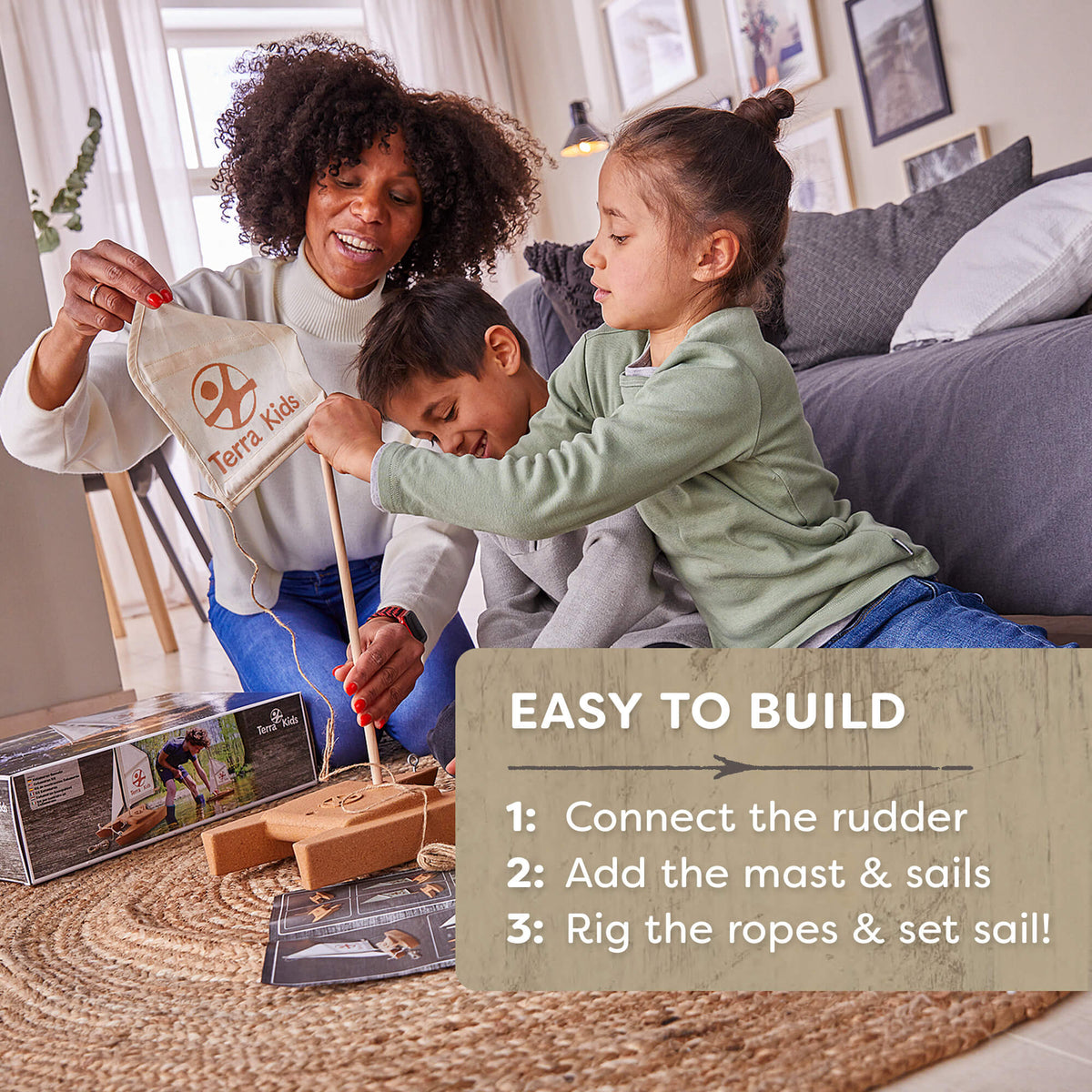 Terra Kids Catamaran DIY Activity Kit - The Baby Penguin