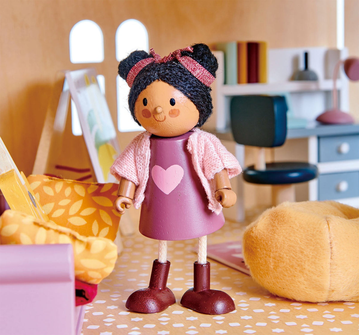 Tender Leaf Forrester Wooden Doll Family Collection