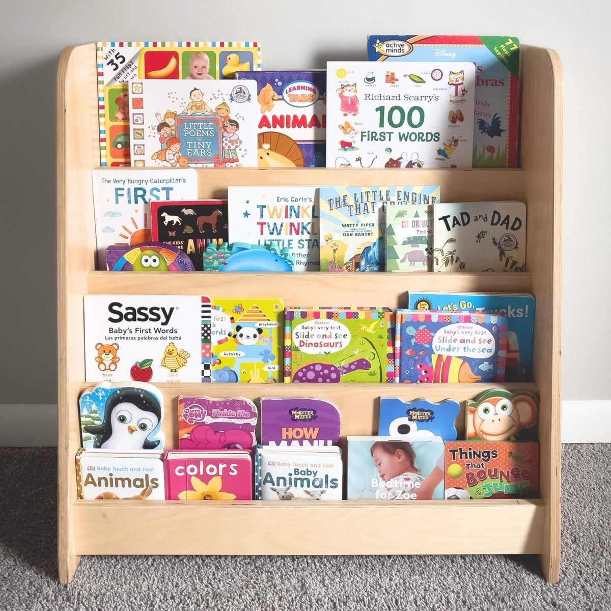 Tiered Montessori Bookshelf - The Baby Penguin