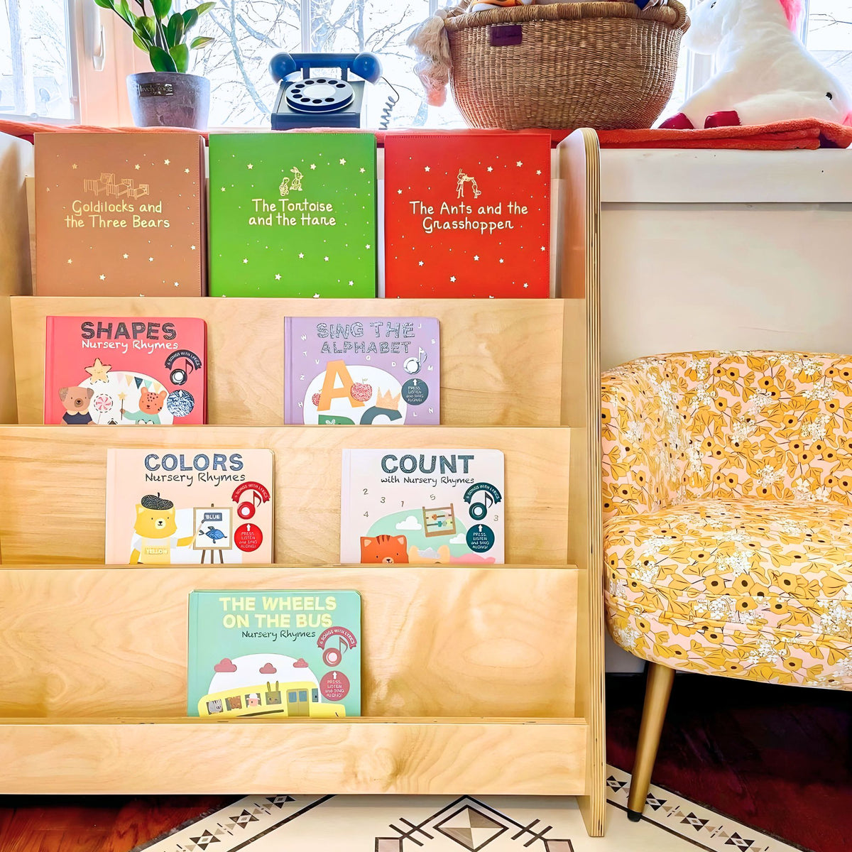 Tiered Montessori Bookshelf - The Baby Penguin