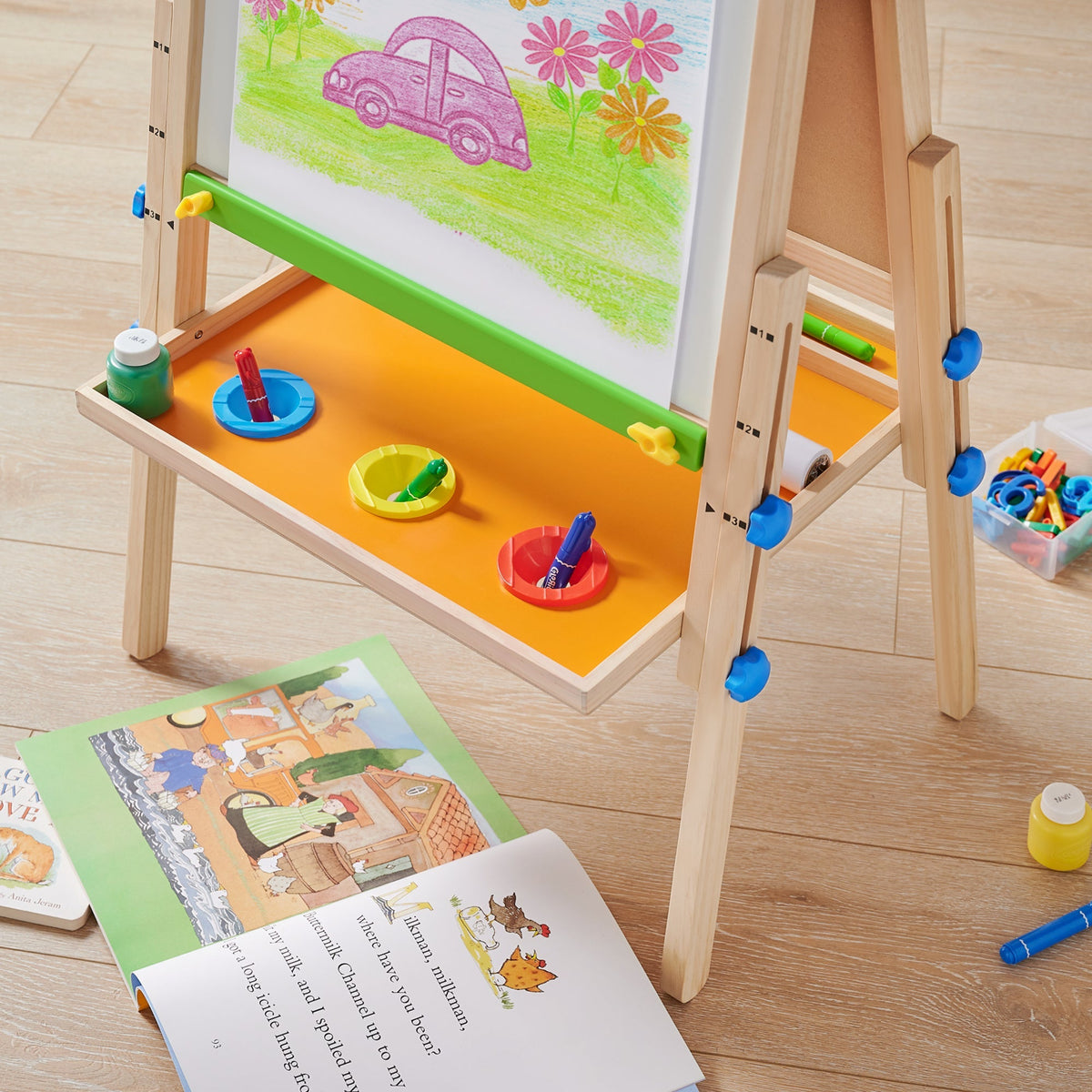 Tiny Land® 3-in-1 Art Easel for Kids - The Baby Penguin