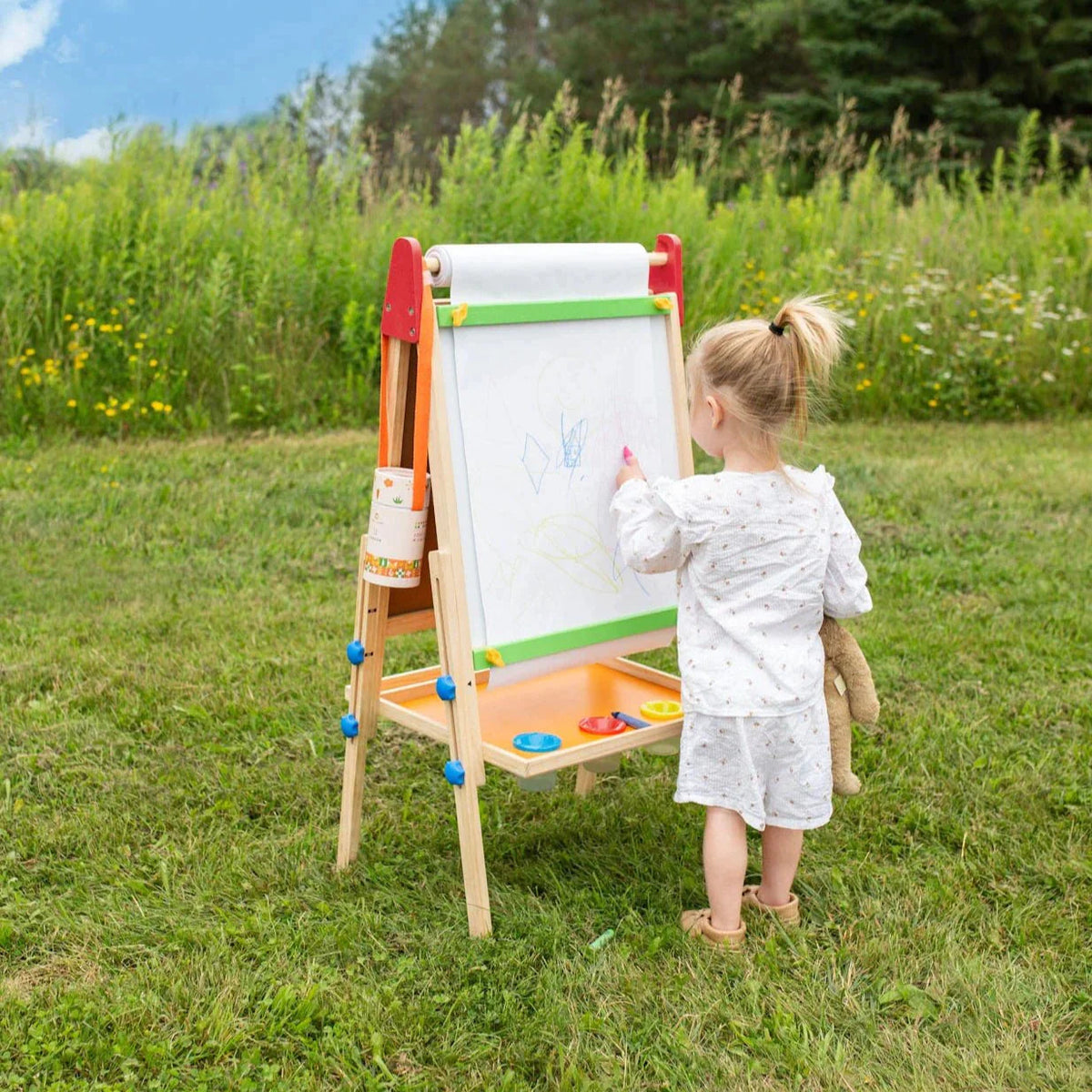 Tiny Land® 3-in-1 Art Easel for Kids - The Baby Penguin