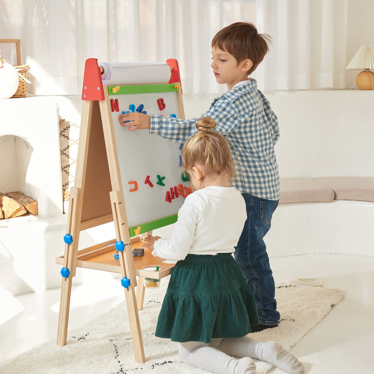 Tiny Land® 3-in-1 Art Easel for Kids - The Baby Penguin