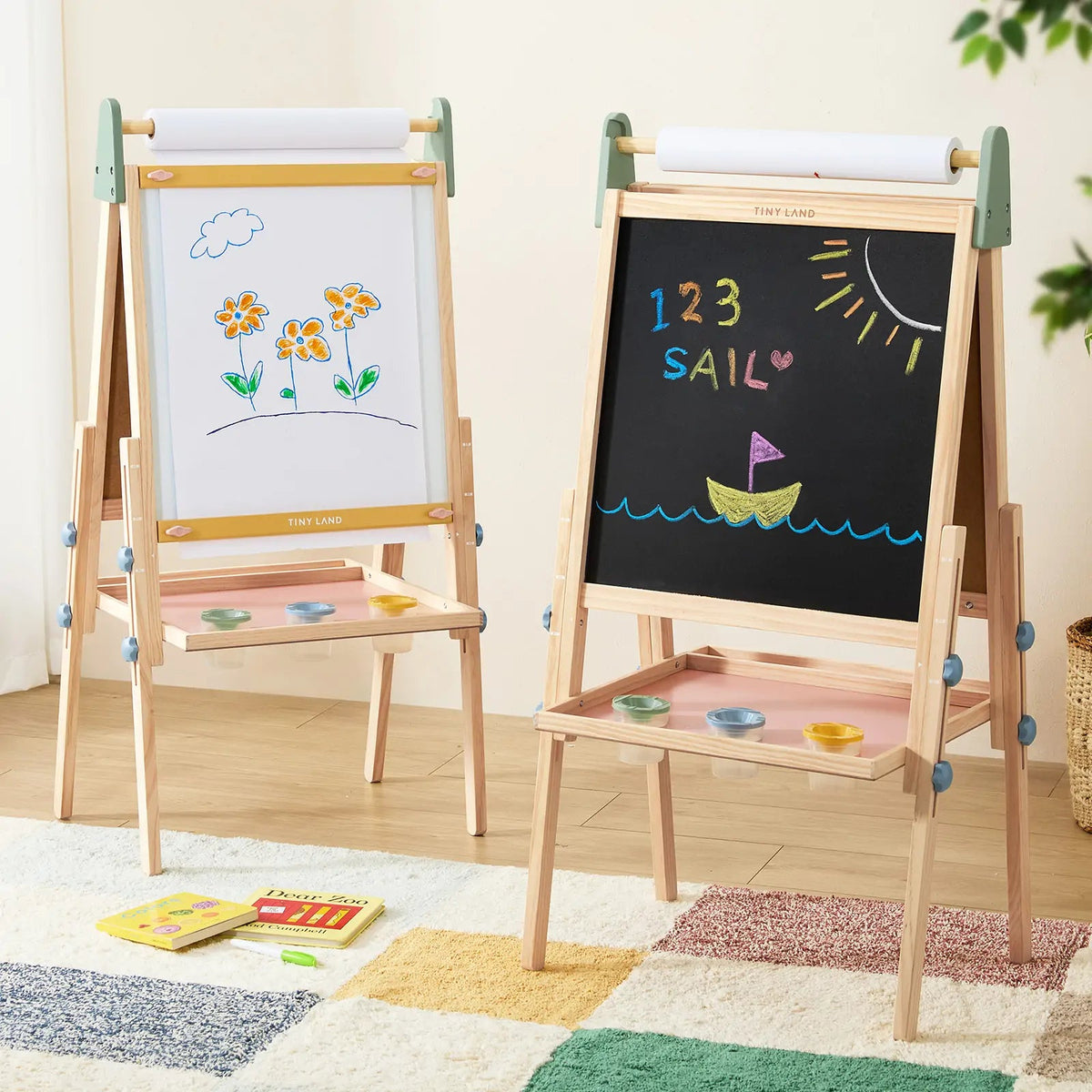Tiny Land® 3-in-1 Art Easel for Kids - The Baby Penguin