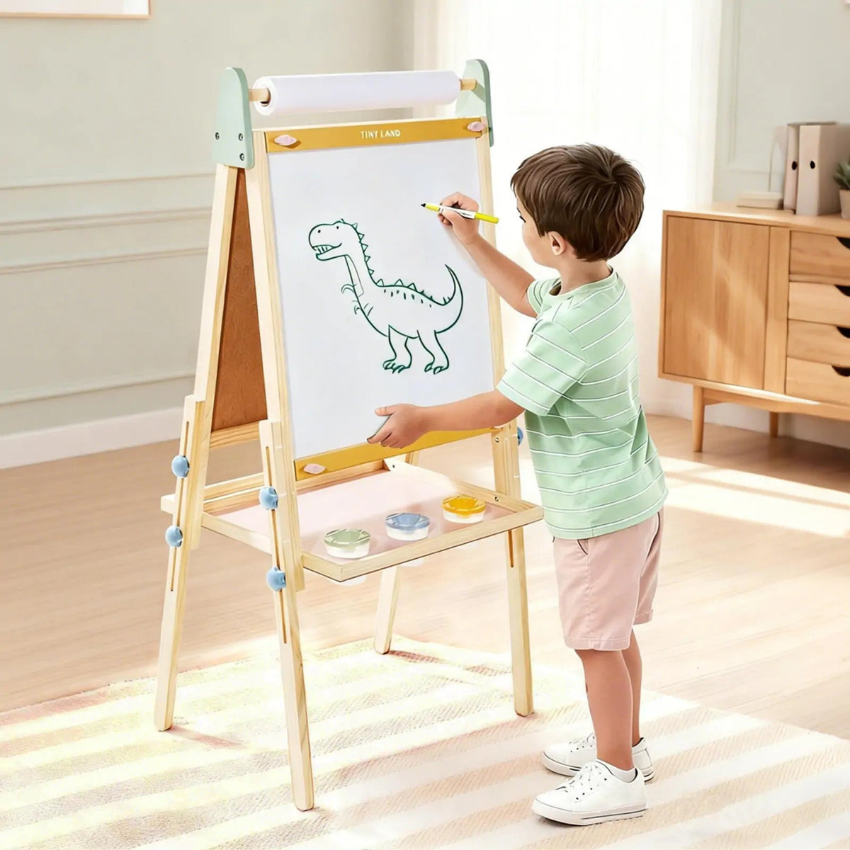 Tiny Land® 3-in-1 Art Easel for Kids - The Baby Penguin