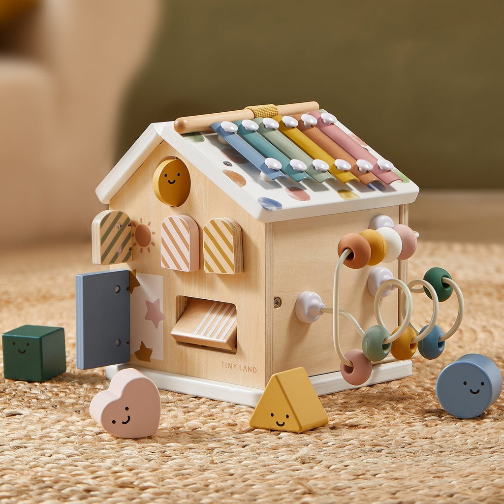 Tiny Land® Cottage Activity Cube - Morandi - The Baby Penguin