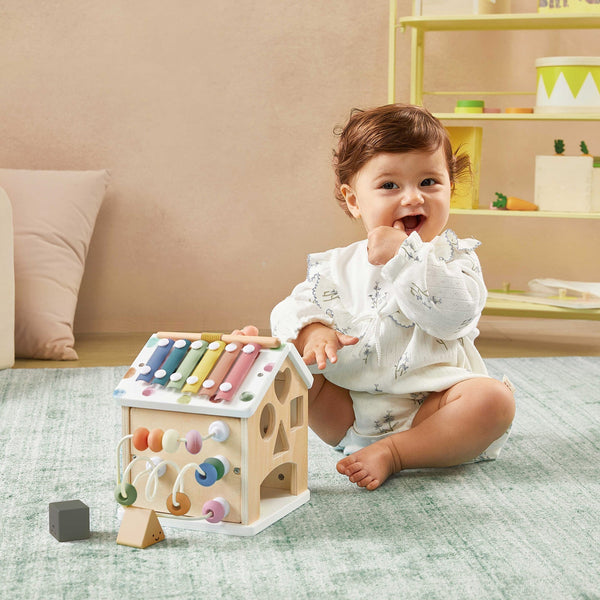 Tiny Land® Cottage Activity Cube - Morandi - The Baby Penguin