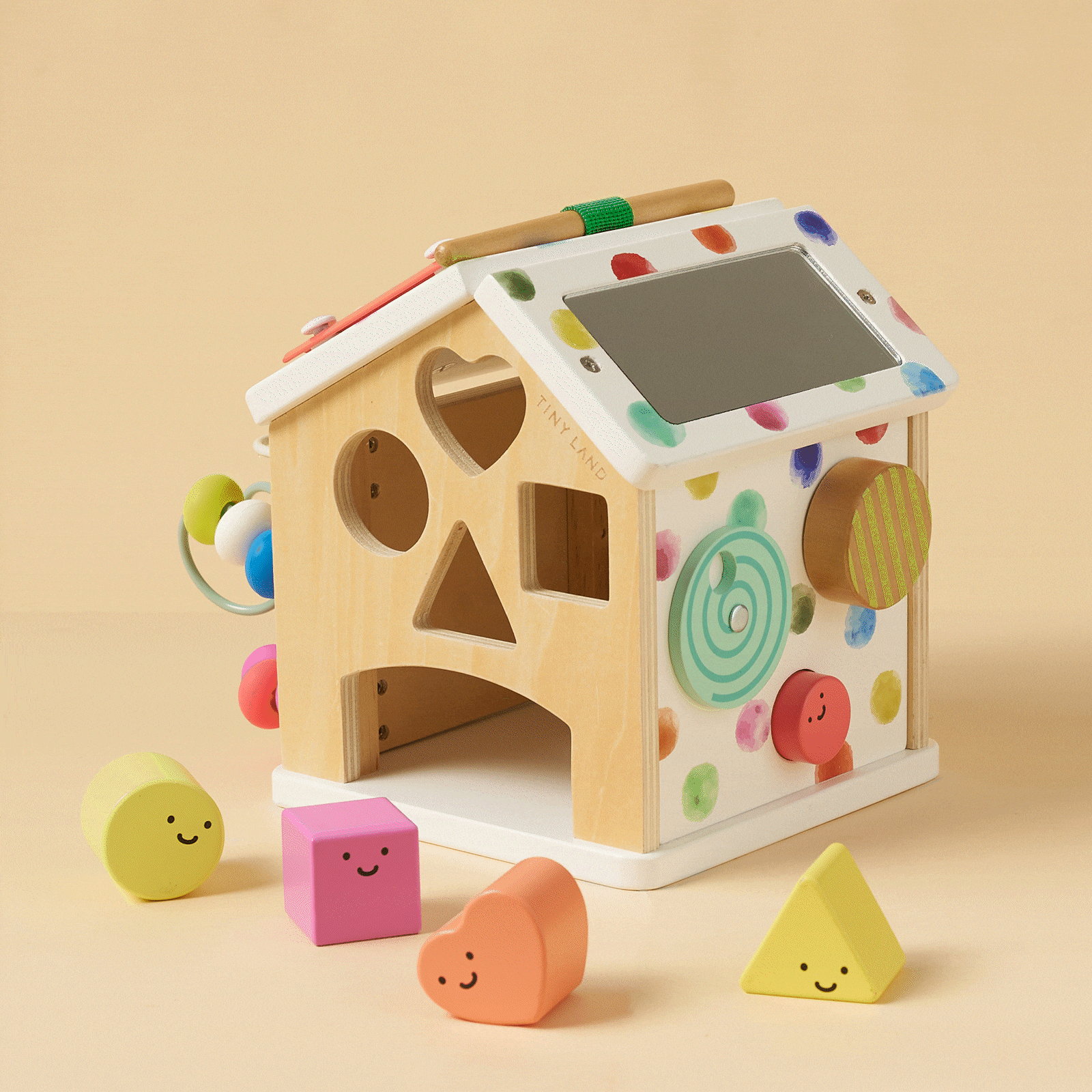 Tiny Land® Cottage Activity Cube - Rainbow - The Baby Penguin