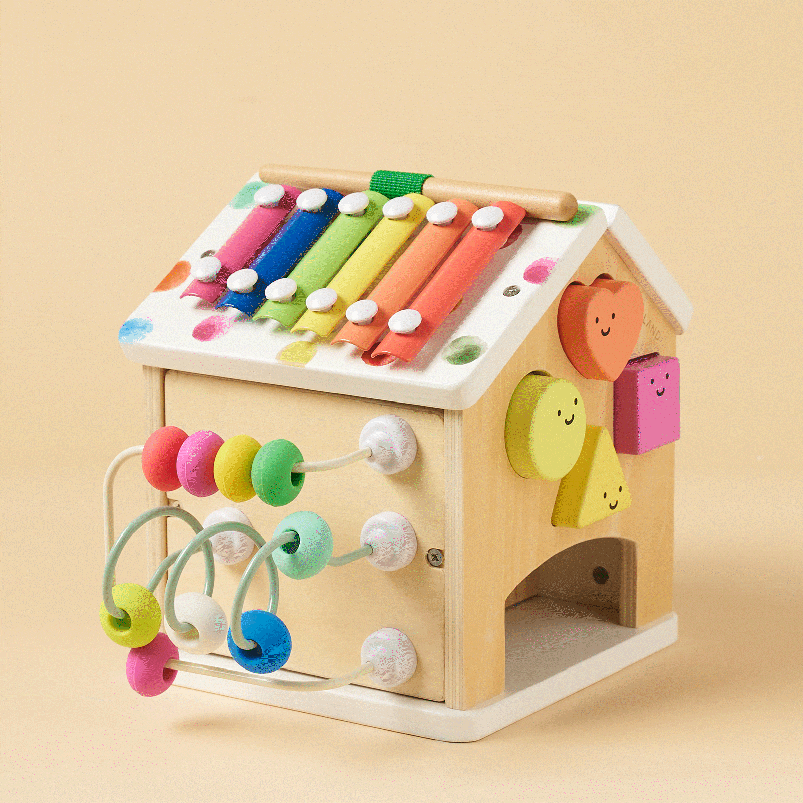 Tiny Land® Cottage Activity Cube - Rainbow - The Baby Penguin