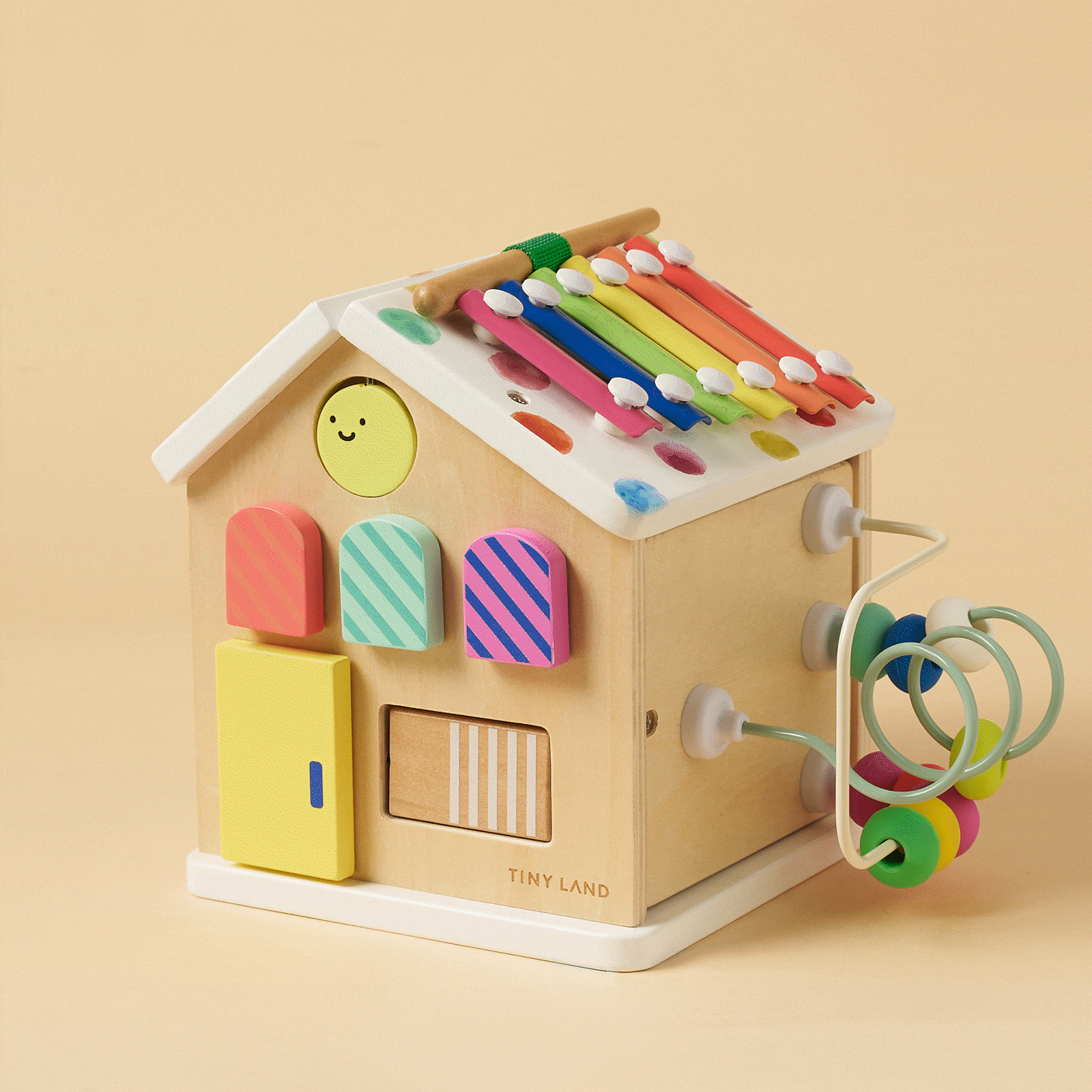 Tiny Land® Cottage Activity Cube - Rainbow - The Baby Penguin