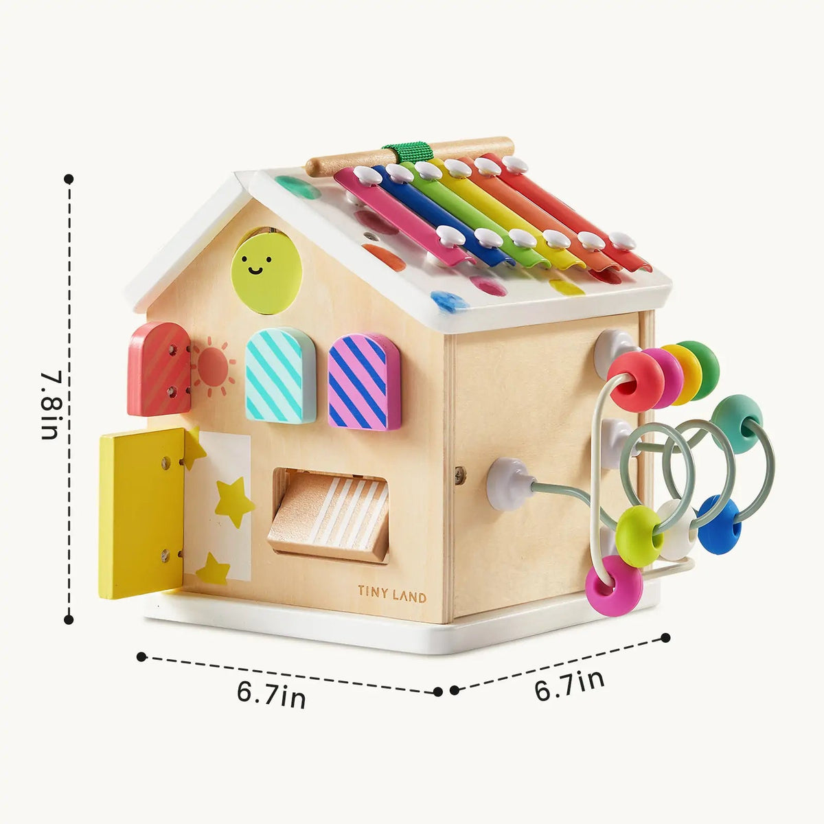 Tiny Land® Cottage Activity Cube - Rainbow - The Baby Penguin