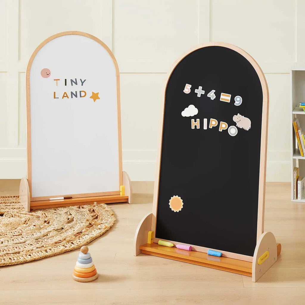 Tiny Land® Double-Sided Arched Magnet Chalkboard - The Baby Penguin
