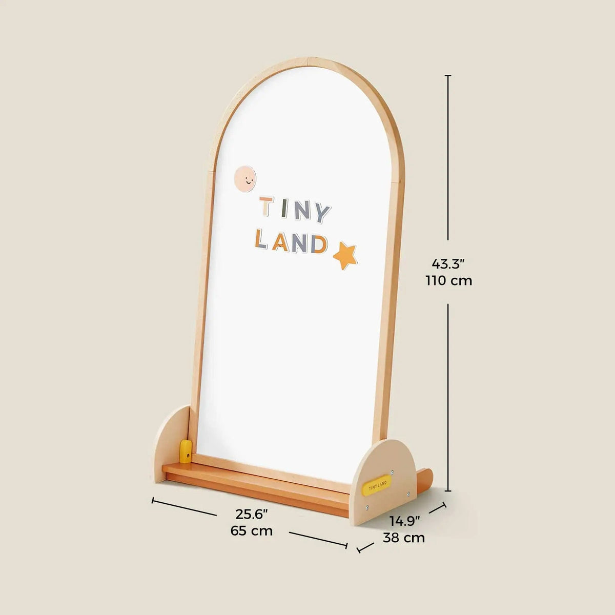 Tiny Land® Double-Sided Arched Magnet Chalkboard - The Baby Penguin