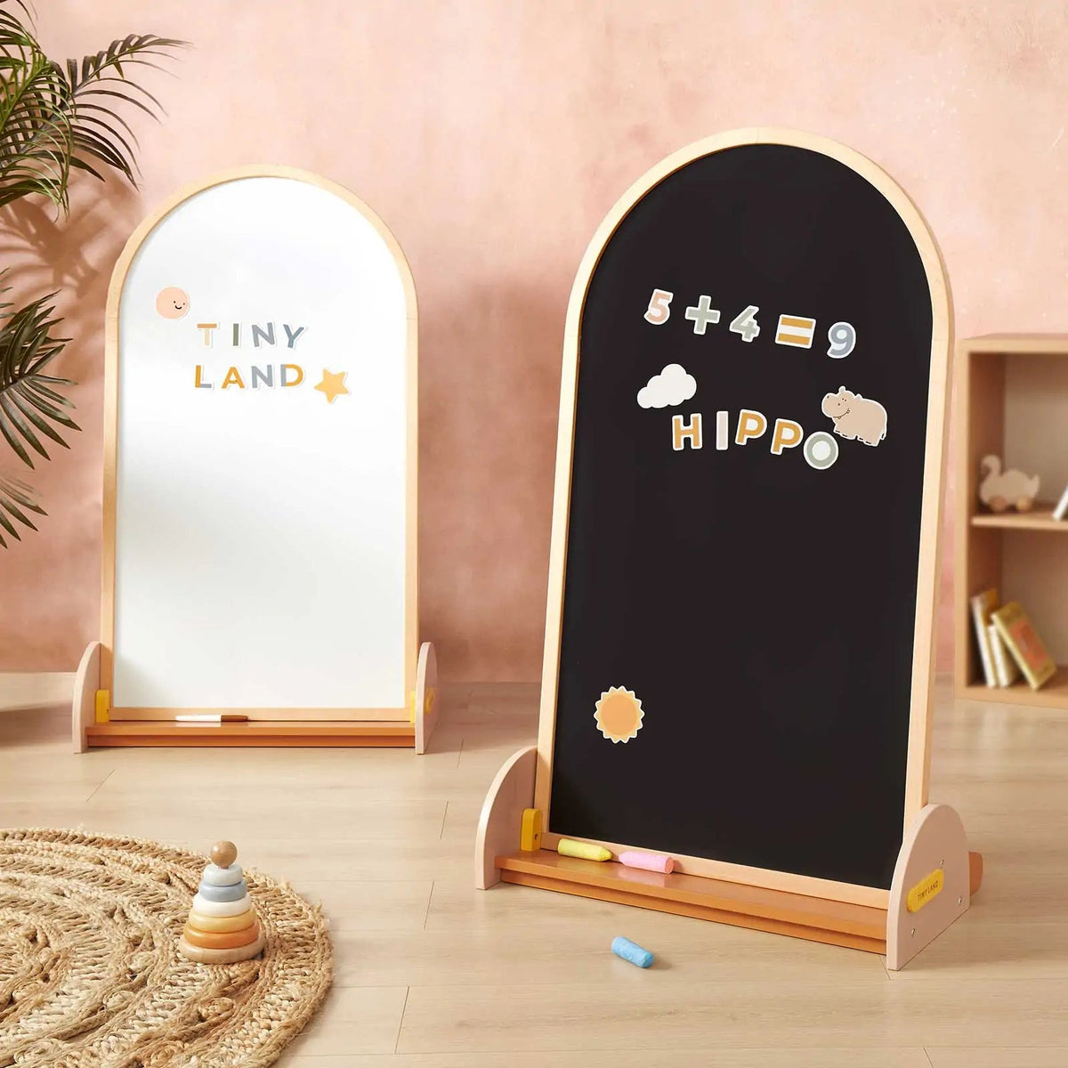 Tiny Land® Double-Sided Arched Magnet Chalkboard - The Baby Penguin
